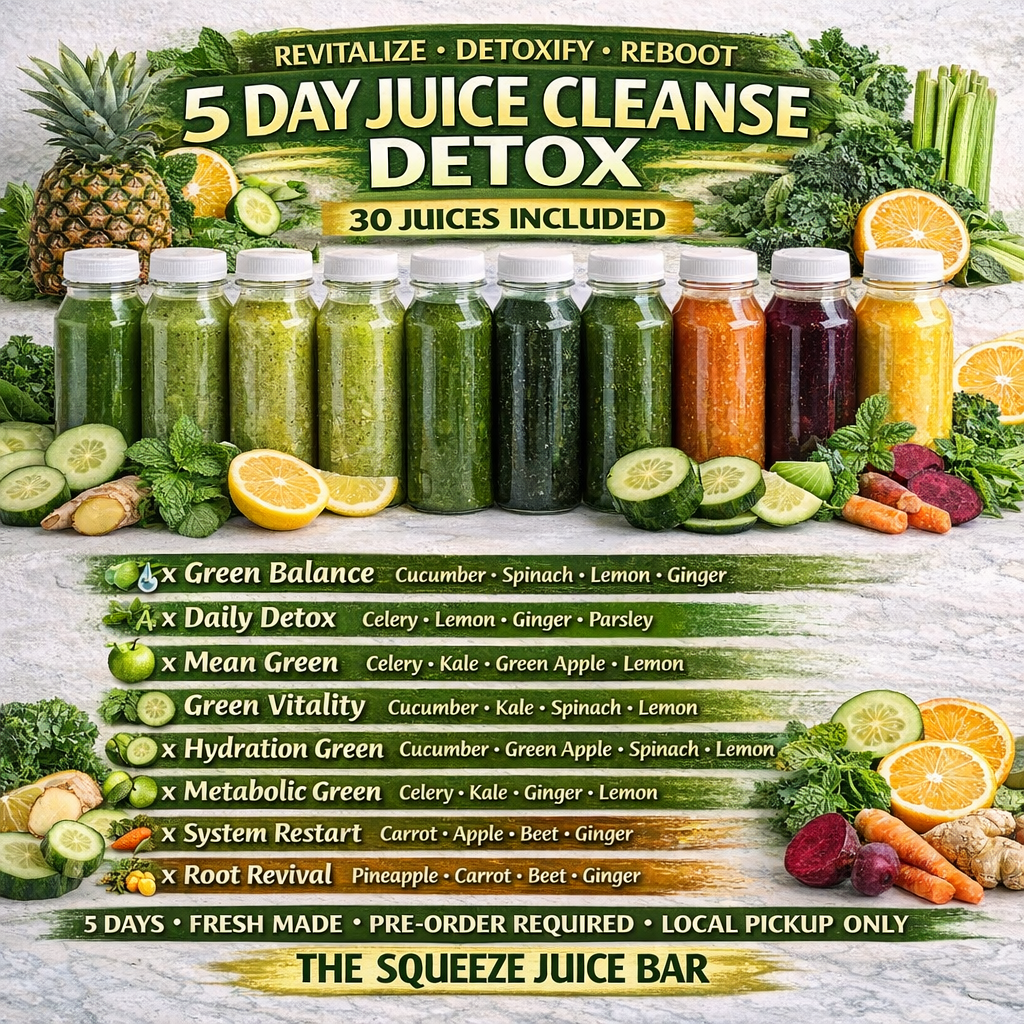 5 Day Juice Cleanse Detox