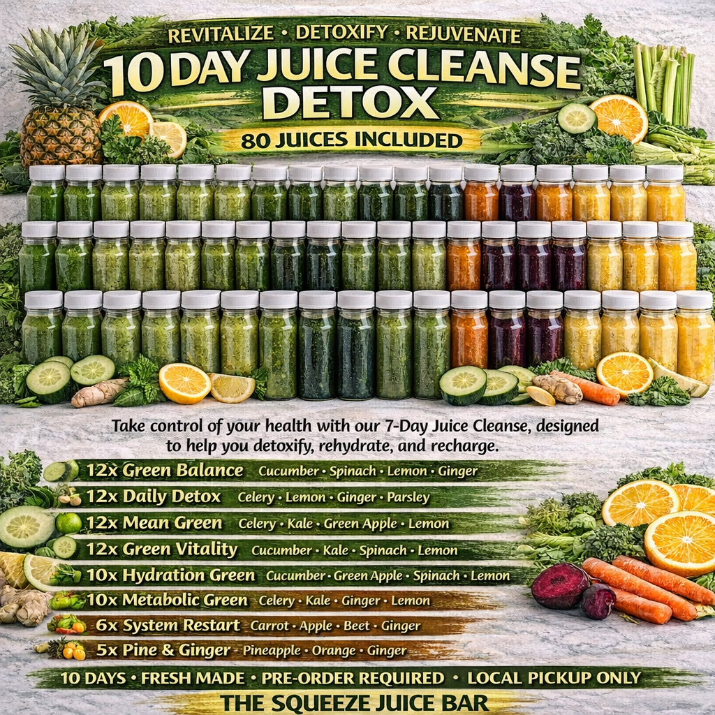 10 Day Juice Cleanse Detox